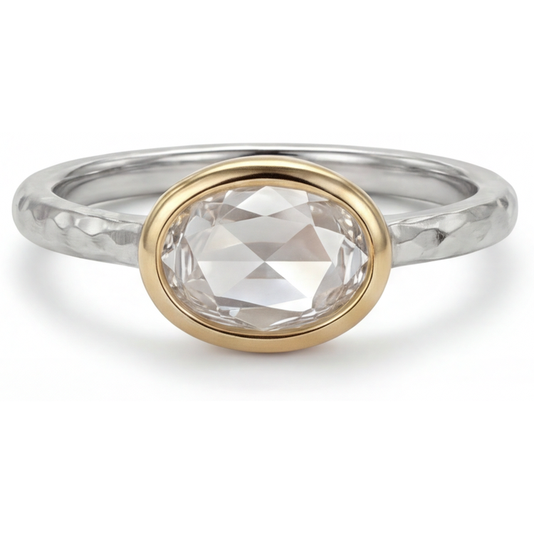 Sophistiqué Solitaire de Fiançailles 1,50 carats – vue de face