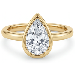 Brillant Solitaire de Fiançailles – Or Jaune 14 Carats 1,50