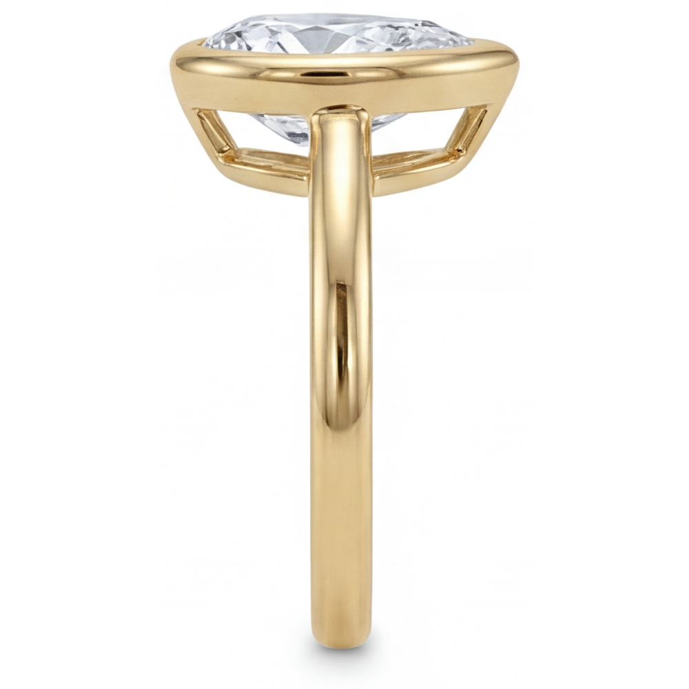 Raffiné Solitaire de Fiançailles 1,50 carats – vue de dessus