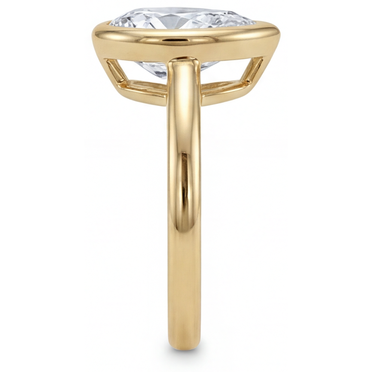 Raffiné Solitaire de Fiançailles 1,50 carats – vue de dessus