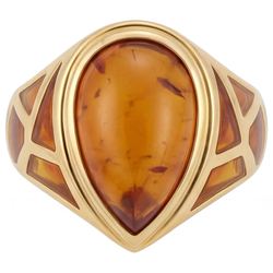Homme Fait à la main Citrine Bague Pierre Précieuse 10,50 carats
