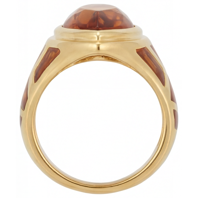 Chatoyant Bague Pierre Précieuse 11 carats – vue de profil