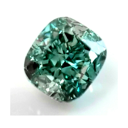 1,5 Carat Diamant Naturel Taille Coussin Vert Amélioré Non Serti