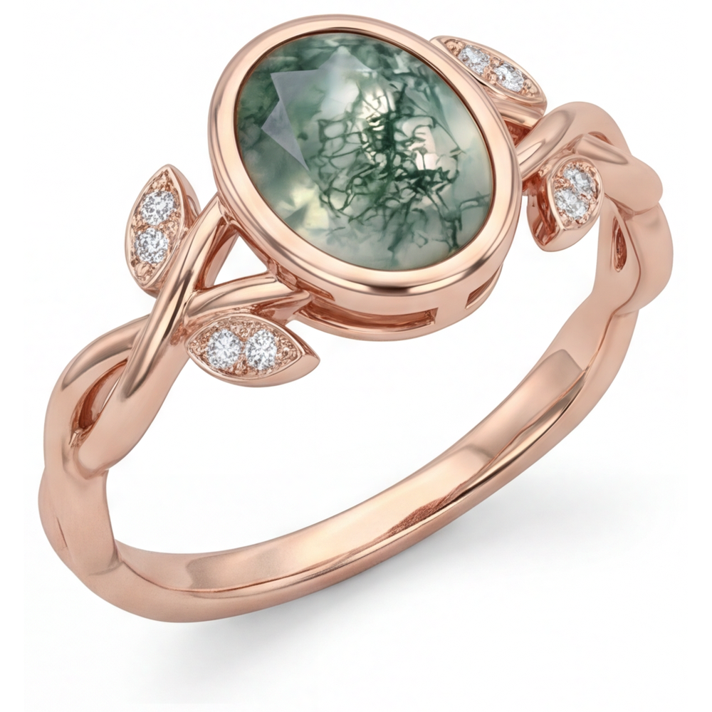 Artisanal Bague avec Gemme 2,75 carats – vue d'angle