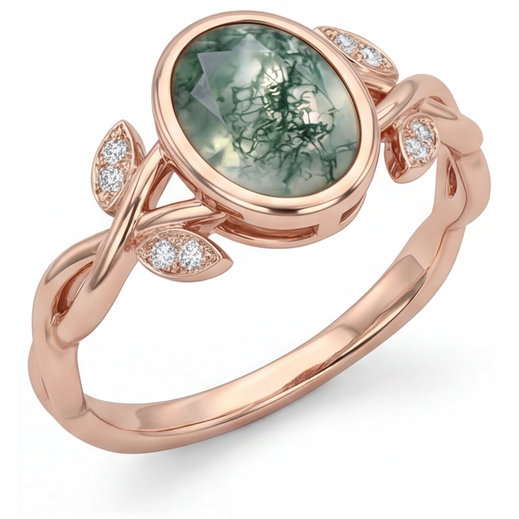 Artisanal Bague avec Gemme 2,75 carats – vue d'angle