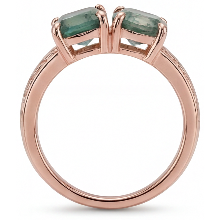 Sophistiqué Bague Pierre Précieuse 1,50 carats – vue de profil