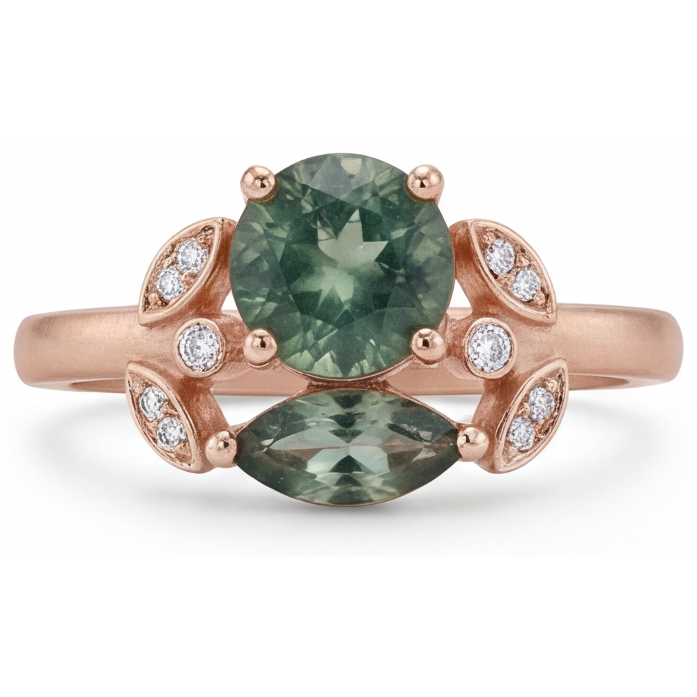 Luxueux Bague Pierre Précieuse 3,25 carats – vue de côté