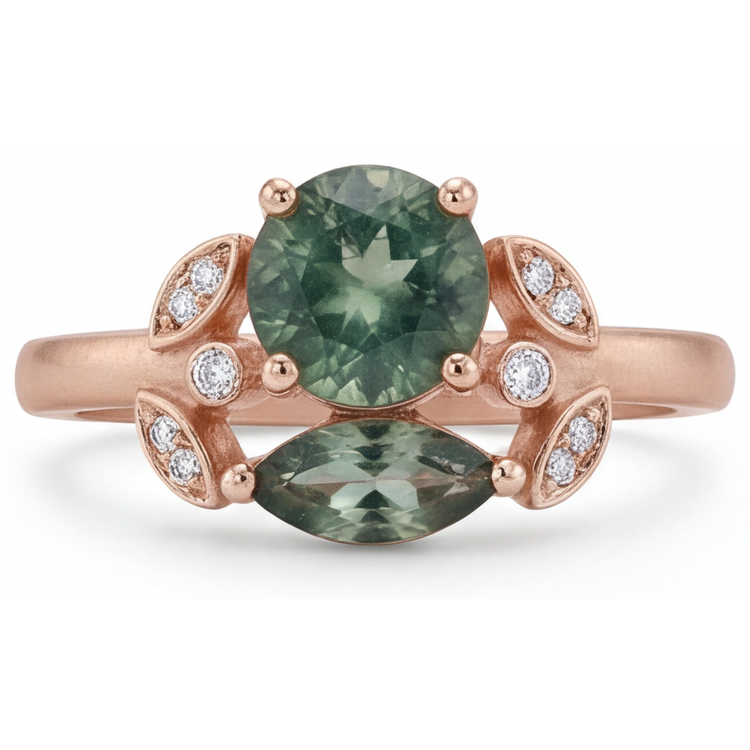 Luxueux Bague Pierre Précieuse 3,25 carats – vue de côté