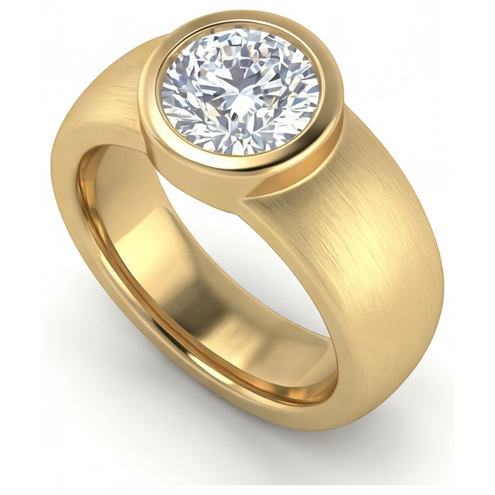 Éblouissant Diamant Bague Homme 1,50 carats – vue principale