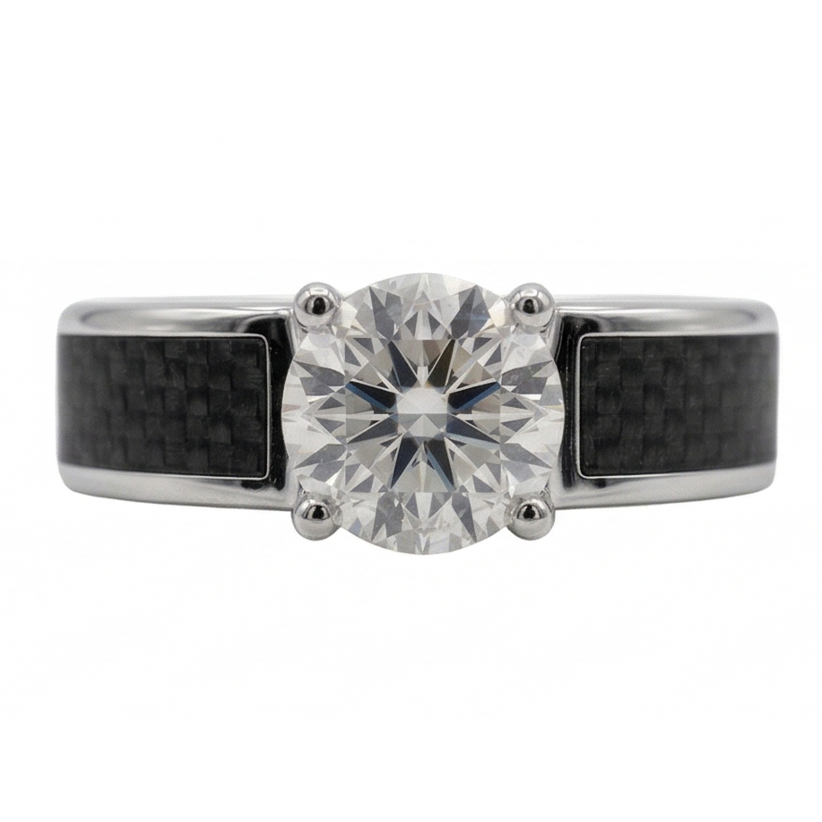Diamant Bague pour Homme – vue principale