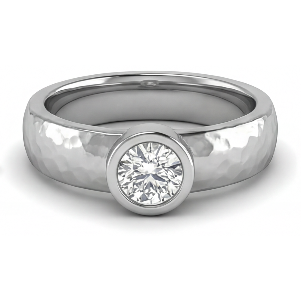 Diamant Bague pour Homme – vue de face