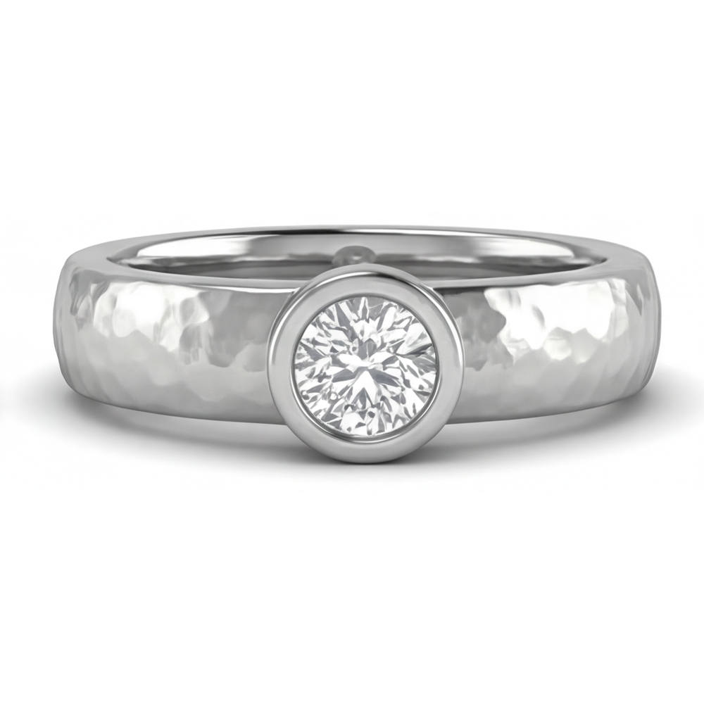 De luxe Bague pour Homme 1 carats – vue de côté