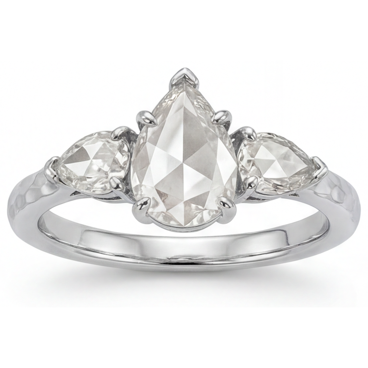 Chatoyant Bague Trilogie 1,5 carats – vue principale