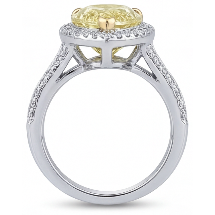 Intemporel Bague 4,5 carats – vue de profil