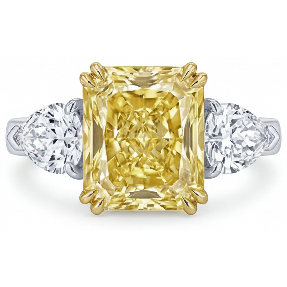 Diamant Canari Trilogie 2-carats Or Bicolore 14 Carats – vue principale