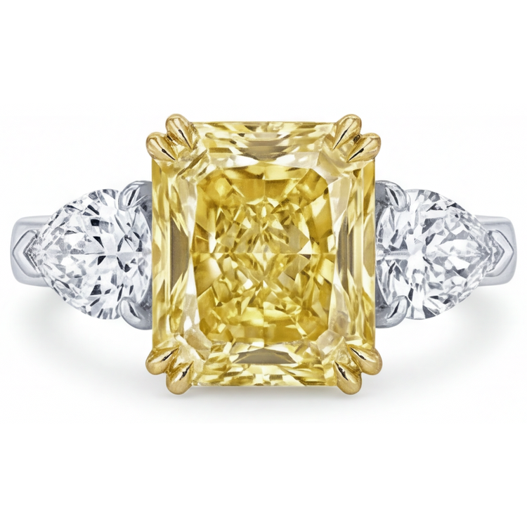 Diamant Canari Trilogie 2-carats Or Bicolore 14 Carats – vue principale