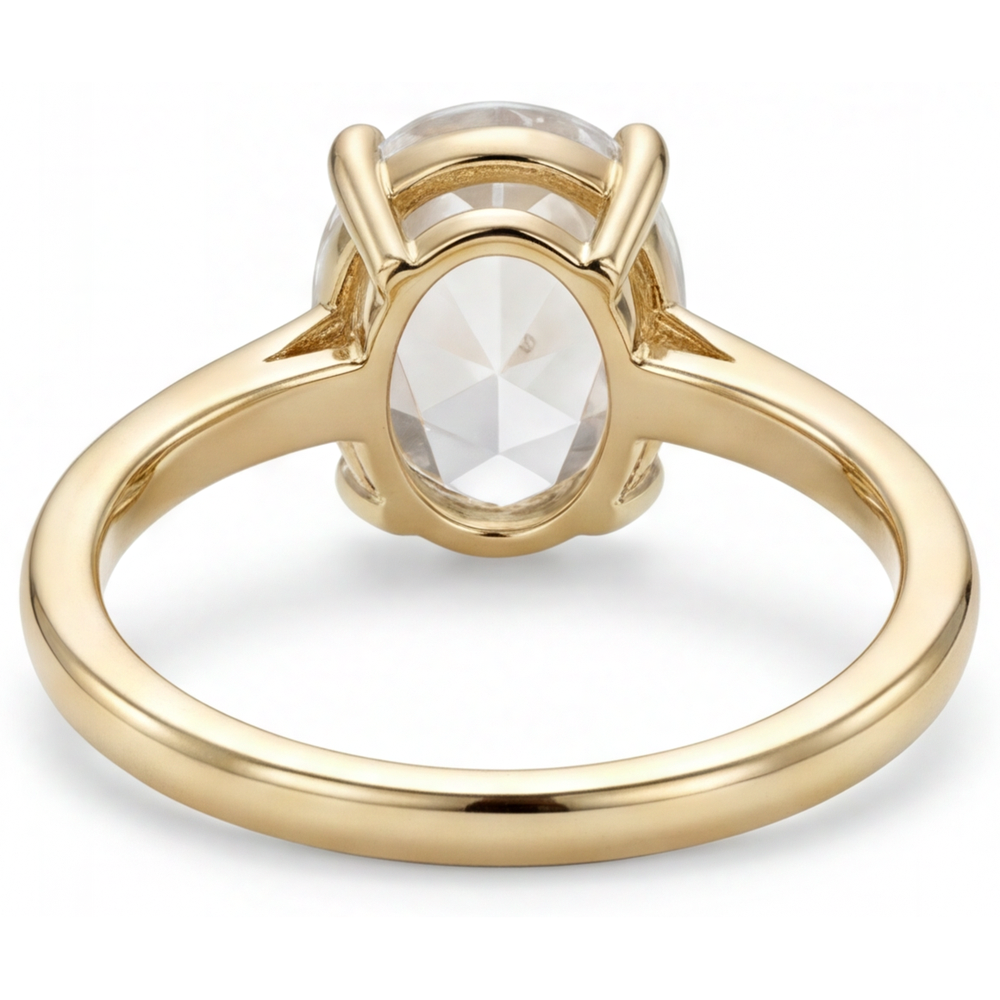 Diamant Fin Bague – vue de dessus