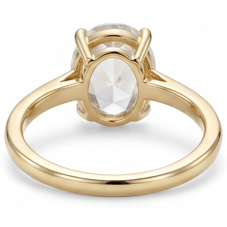 Diamant Fin Bague – vue de dessus