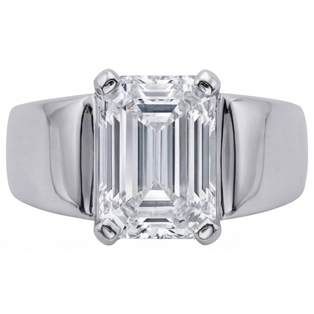 Diamant Fin Bague Homme – vue de côté