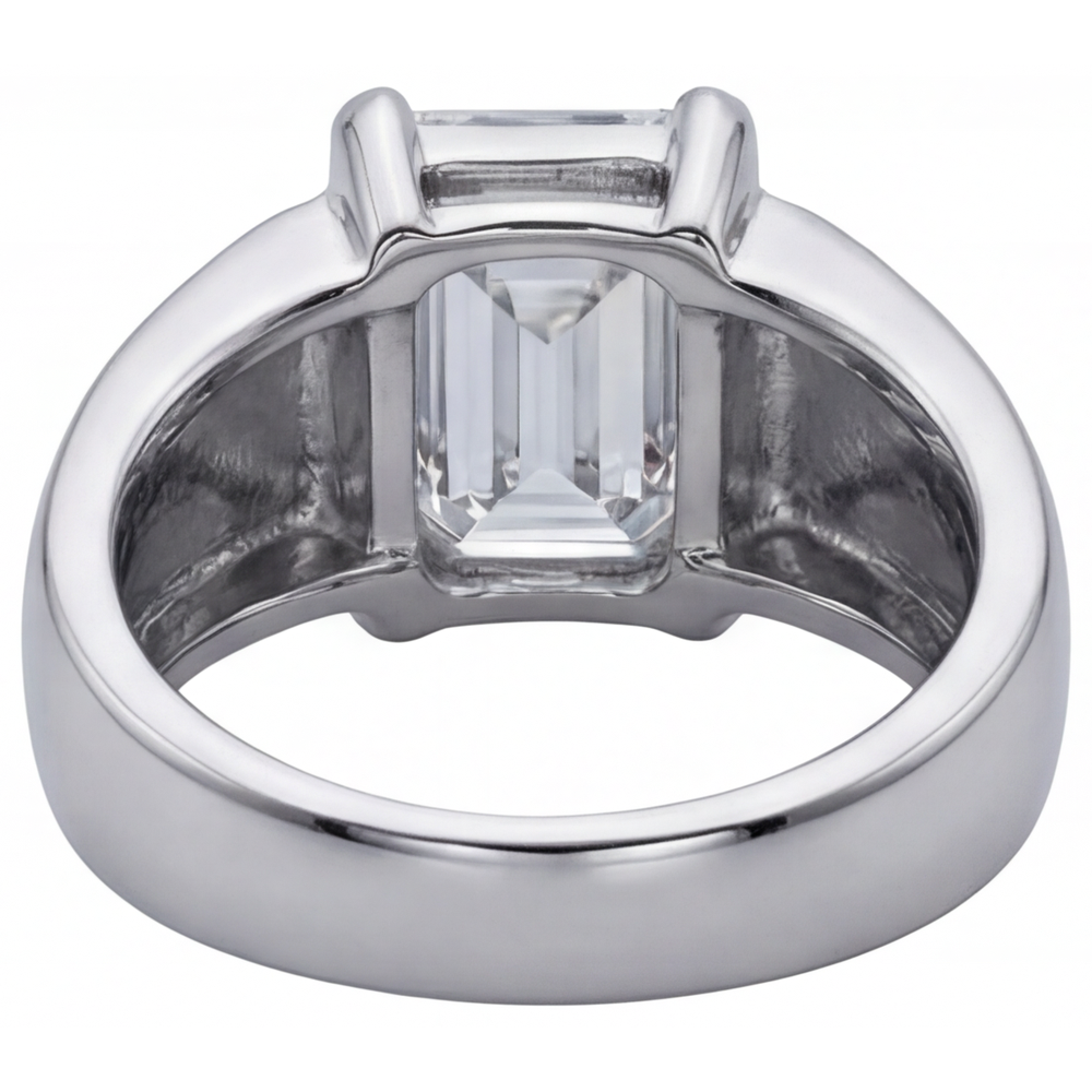 Diamant Fin Bague Homme – vue arrière
