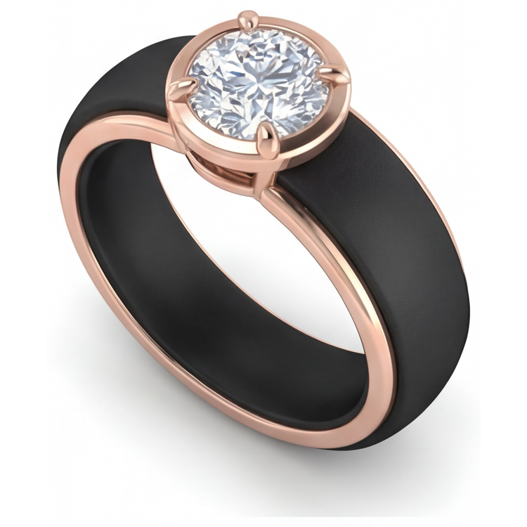 Intemporel Bague Joaillerie 1,50 carats – vue de côté