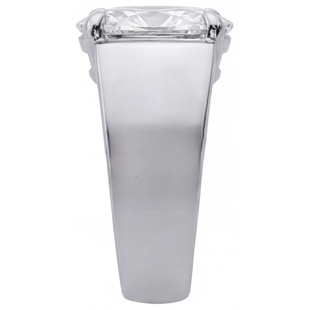 Diamant Fin Bague Masculine – vue de dessus