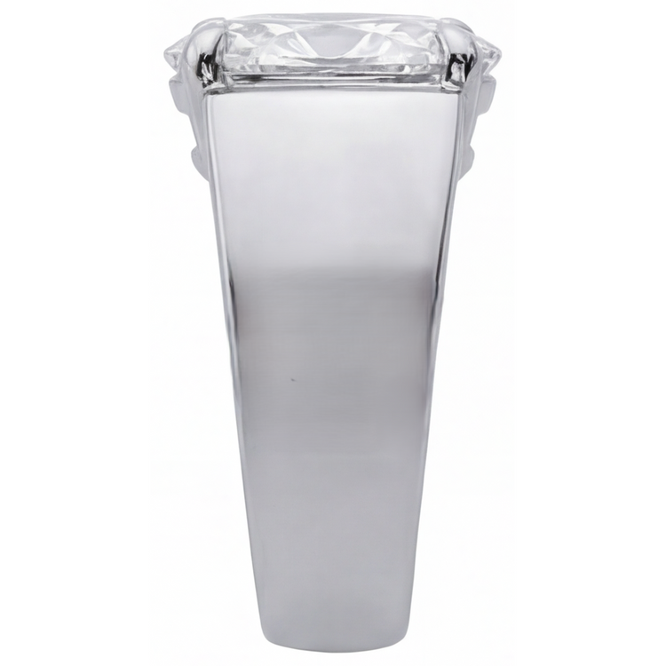 Diamant Fin Bague Masculine – vue de dessus