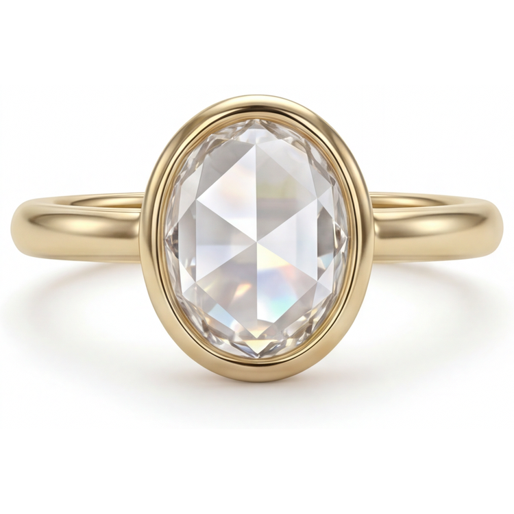 Intemporel Bague Mono-Pierre 5,0 carats – vue principale