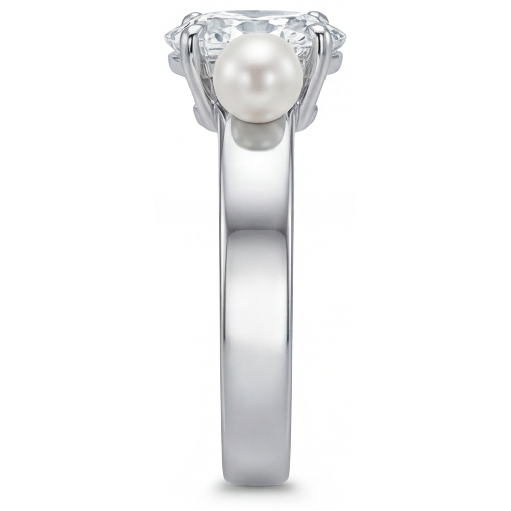 Éblouissant Bague Solitaire 2,25 carats – vue de profil