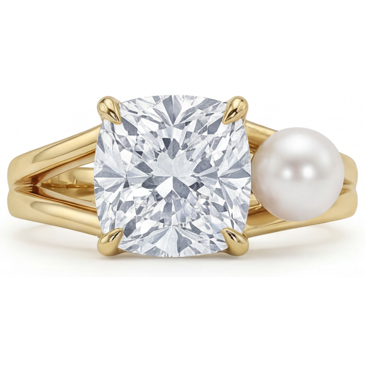 Brillant Diamant Fin Bague Solitaire 2 carats – vue principale