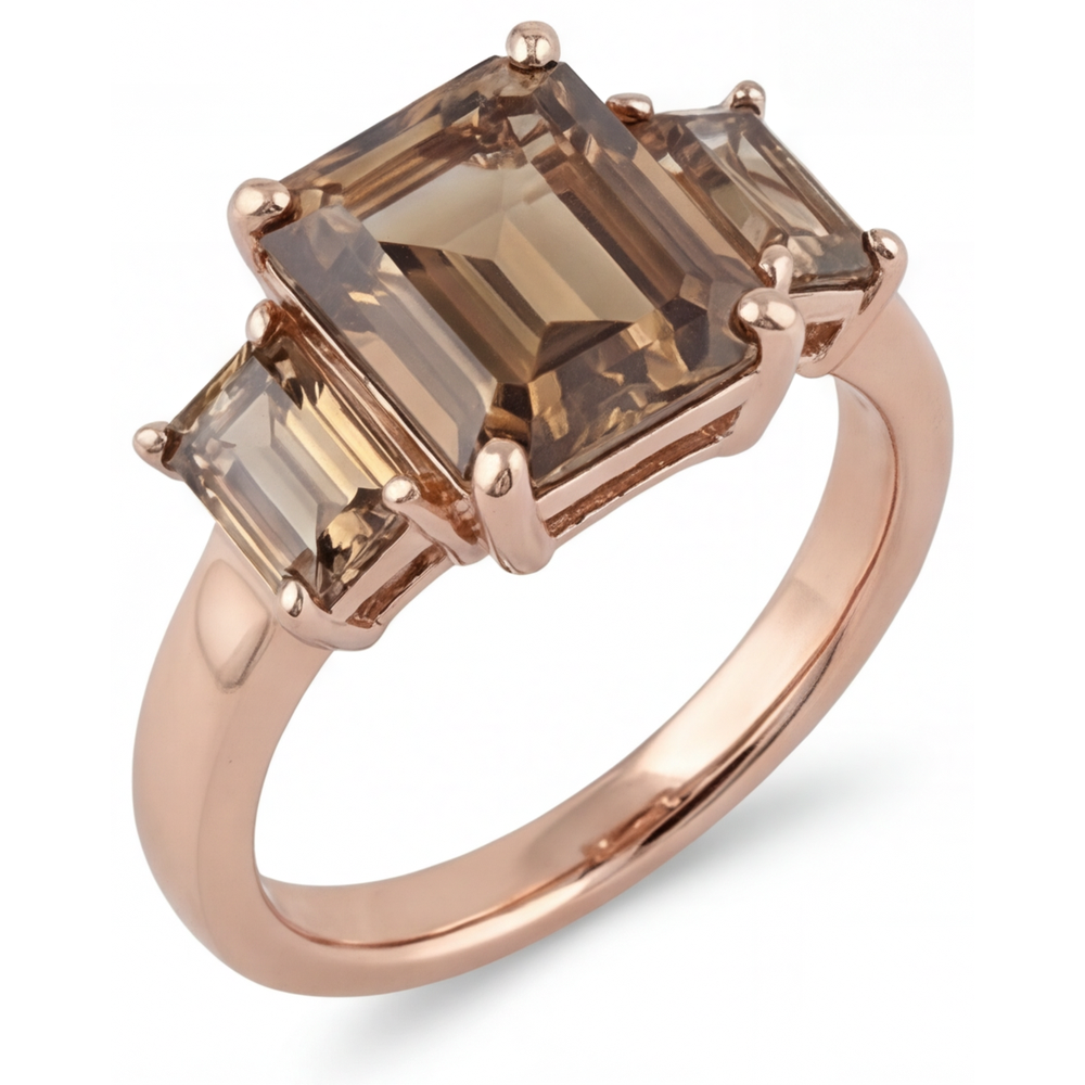 Élégant Bague Trilogie 3,50 carats – vue de face