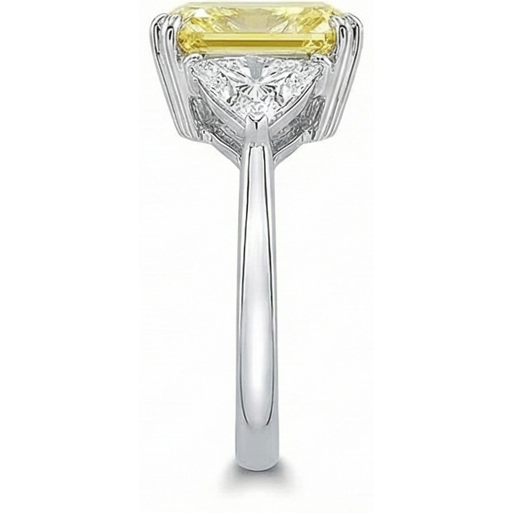 Raffiné Trilogie 4 carats – vue de profil