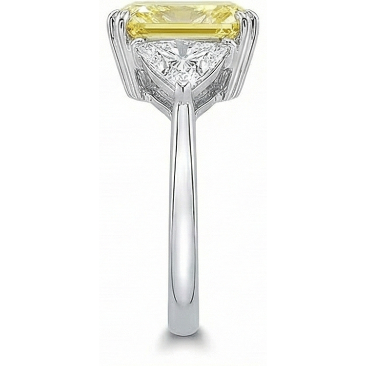 Raffiné Trilogie 4 carats – vue de profil