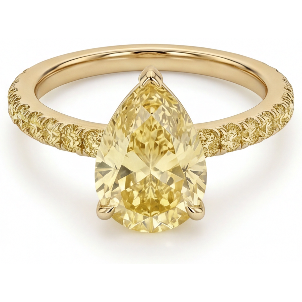 Intemporel Bague Joaillerie 3 carats – vue de face