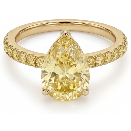 Intemporel Bague Joaillerie 3 carats – vue de face
