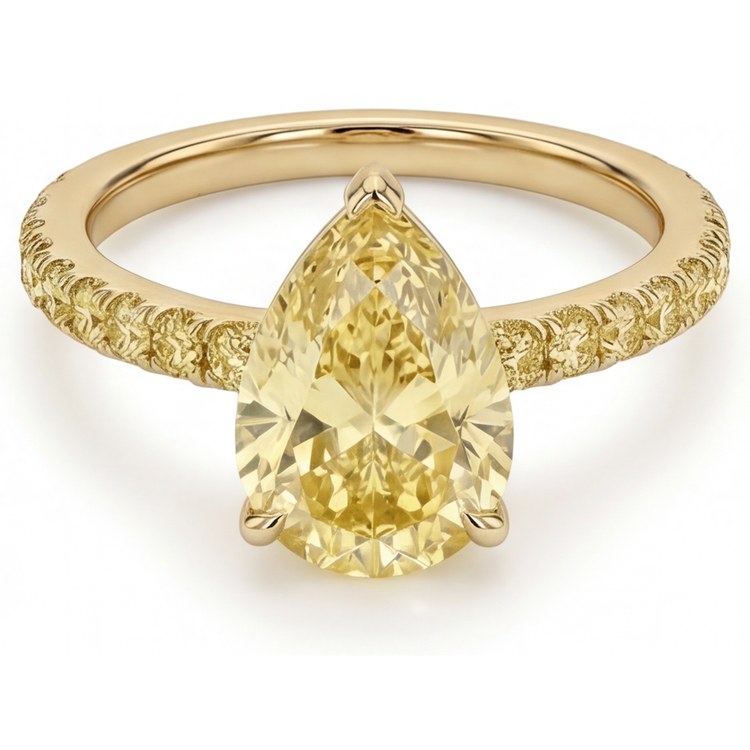 Intemporel Bague Joaillerie 3 carats – vue de face