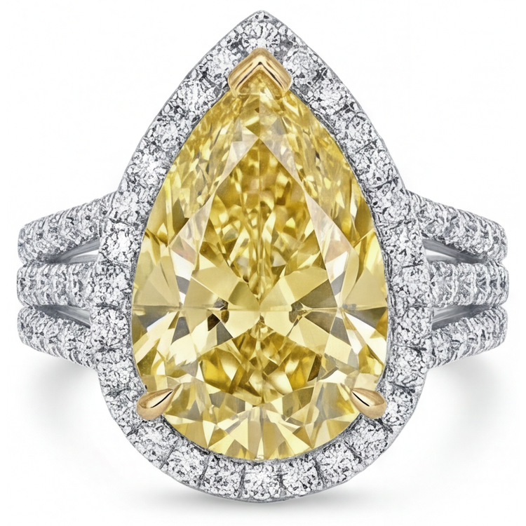 Brillant Bague Statement 4 carats – vue principale