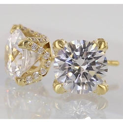 Brillant taille Taille Brillant Boucles d'Oreilles 0,90 carats