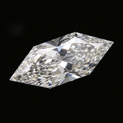 Diamant naturel non serti taille marquise hollandaise 4 carats G VS1
