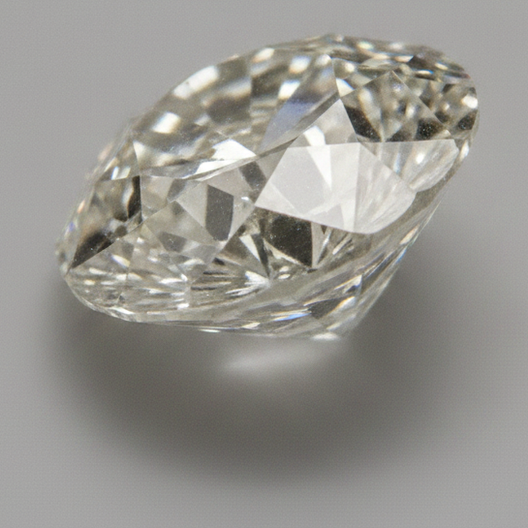 Diamant Naturel extrait de la terre, taille ancienne ronde, H VS1, 6 carats, en vrac