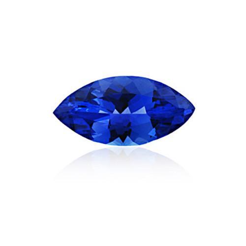 Tanzanite Bleue Taille Marquise Loose Sapphires Natural en Gold – vue principale