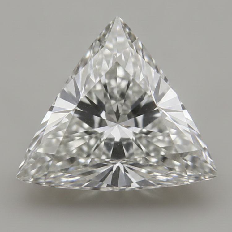 Véritable Diamant Naturel extrait de la terre F VS1 Triangle Trilliant de 2 Carats, non monté