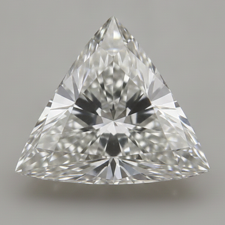 Véritable Diamant Naturel extrait de la terre F VS1 Triangle Trilliant de 2 Carats, non monté