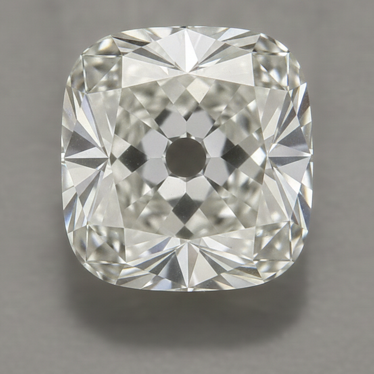 Véritable Diamant Ancien Taille Coussin Authentique Non Sertie F VS1 8 Carats