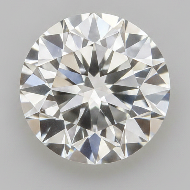 Véritable Diamant Naturel Rond extrait de la terre Taille Européenne Ancienne F VS1 de 2 Carats, non monté