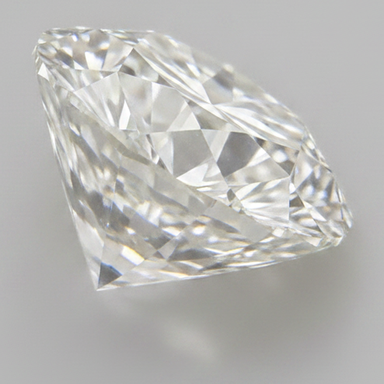 Véritable Diamant Naturel Rond extrait de la terre Taille Européenne Ancienne F VS1 de 2 Carats, non monté