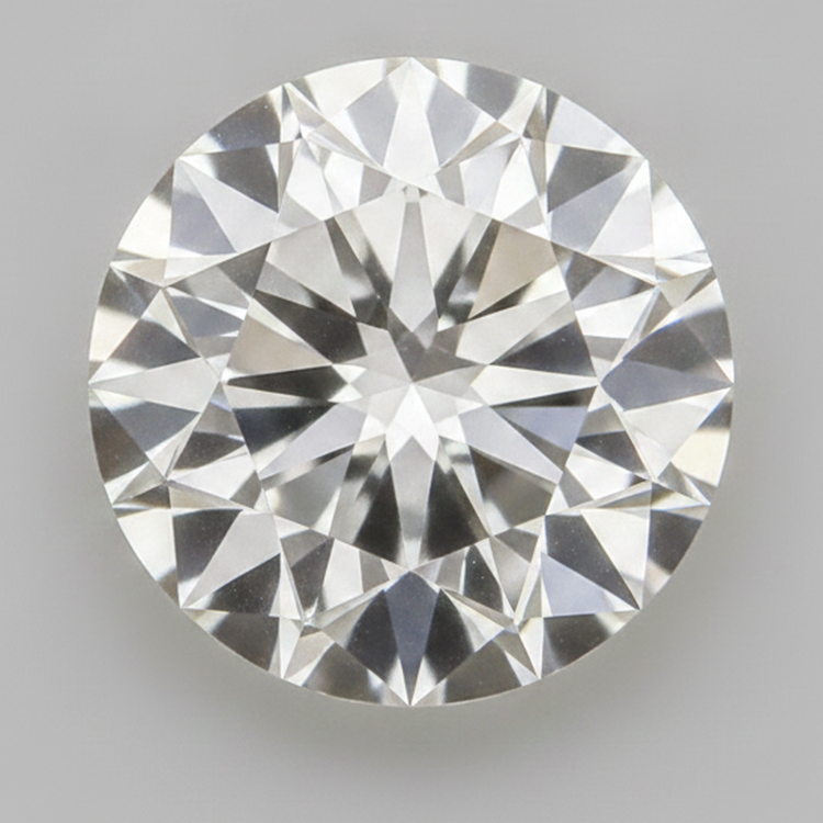 Véritable Diamant Naturel Rond extrait de la terre Taille Européenne Ancienne F VS1 de 2 Carats, non monté