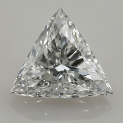 Véritable Diamant Naturel extrait de la terre F VS1 de 4 Carats, Taille Trillion, Non Sertis