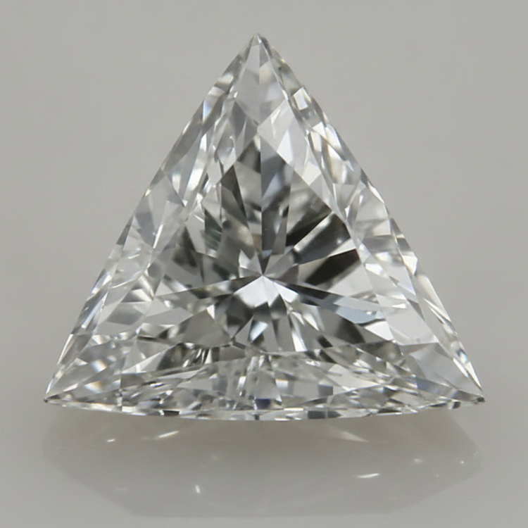 Véritable Diamant Naturel extrait de la terre F VS1 de 4 Carats, Taille Trillion, Non Sertis