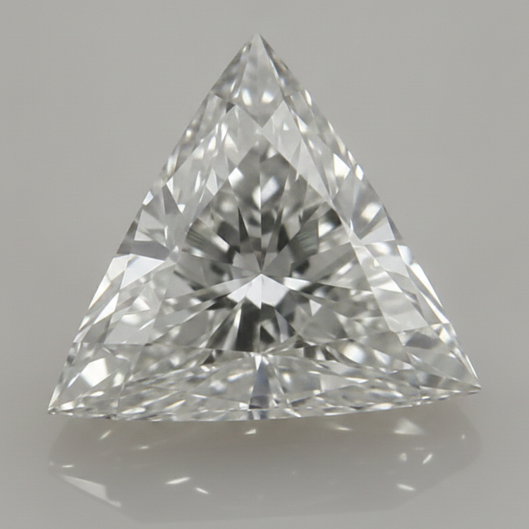 Véritable Diamant Naturel extrait de la terre F VS1 de 4 Carats, Taille Trillion, Non Sertis
